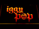 Iggy Pop (2) LED Neon Sign Electrical - Orange - TheLedHeroes