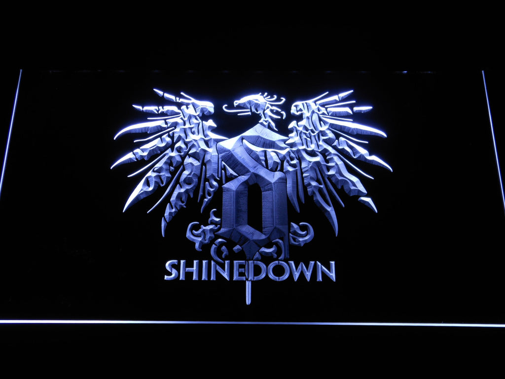 Shinedown LED Neon Sign USB - White - TheLedHeroes