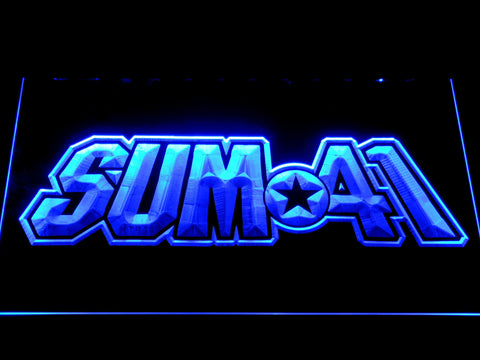 FREE Sum41 LED Sign - Blue - TheLedHeroes