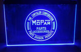 Mopar (2) LED Neon Sign Electrical - Blue - TheLedHeroes