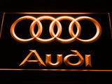 Audi LED Neon Sign USB - Orange - TheLedHeroes