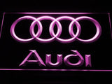 Audi LED Neon Sign USB - Purple - TheLedHeroes