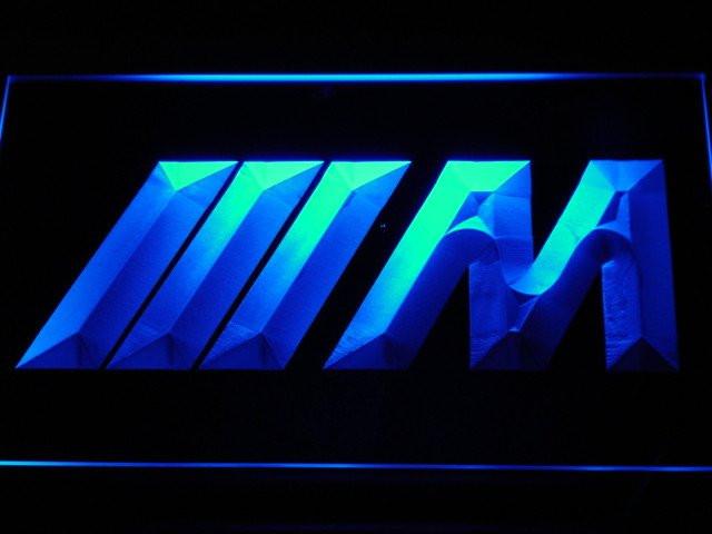 BMW M Series LED Neon Sign Electrical - Blue - TheLedHeroes