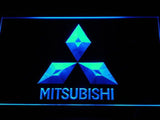 Mitsubishi LED Neon Sign USB - Blue - TheLedHeroes
