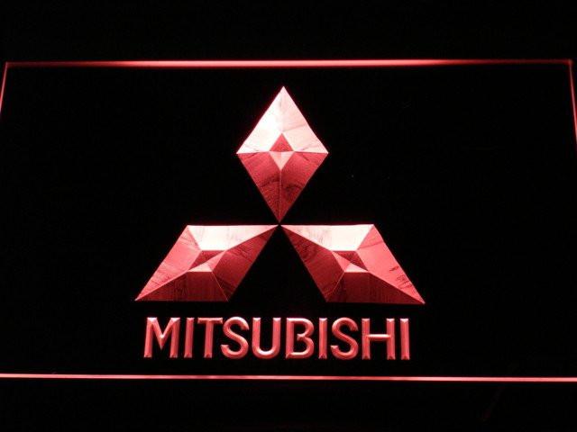 Mitsubishi LED Neon Sign USB - Red - TheLedHeroes