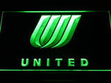 United Airlines LED Neon Sign USB - Green - TheLedHeroes