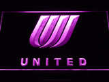 United Airlines LED Neon Sign Electrical - Purple - TheLedHeroes