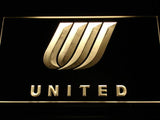 United Airlines LED Neon Sign Electrical - Yellow - TheLedHeroes