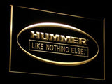 Hummer Like Nothing Else LED Neon Sign USB - Yellow - TheLedHeroes