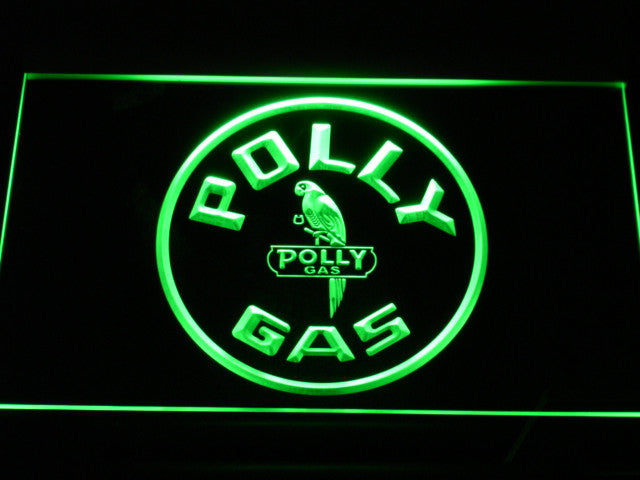 Polly Gas LED Sign - Green - TheLedHeroes
