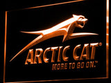 Arctic Cat Snowmobiles Logo LED Neon Sign Electrical - Orange - TheLedHeroes