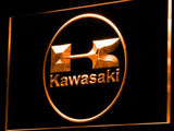 Kawasaki Racing Motorcylce LED Neon Sign USB - Orange - TheLedHeroes
