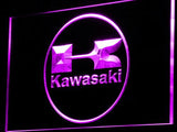 Kawasaki Racing Motorcylce LED Neon Sign Electrical - Purple - TheLedHeroes