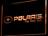 Polaris Snowmobile LED Neon Sign Electrical - Orange - TheLedHeroes