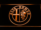 Alfa Romeo LED Sign - Orange - TheLedHeroes