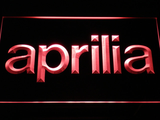 Aprilia LED Sign - Red - TheLedHeroes