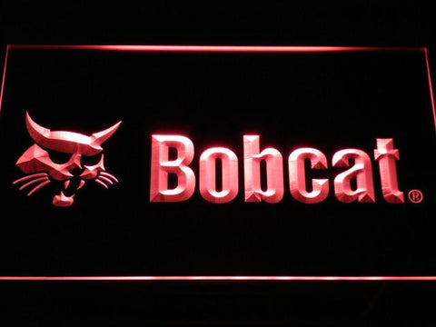 Bobcat Service LED Neon Sign USB - Red - TheLedHeroes