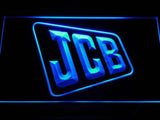 JCB Tractors Service LED Neon Sign USB - Blue - TheLedHeroes