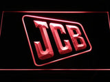 JCB Tractors Service LED Neon Sign USB - Red - TheLedHeroes