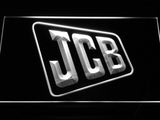 JCB Tractors Service LED Neon Sign USB - White - TheLedHeroes