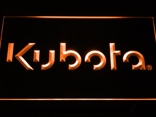 Kubota Tractor LED Neon Sign USB - Orange - TheLedHeroes