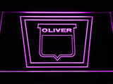 Oliver Tractor LED Neon Sign USB - Purple - TheLedHeroes