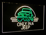 Only in a Jeep 2 Dual Color Led Sign - Normal Size (12x8.5in) - TheLedHeroes