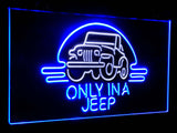 Only in a Jeep 2 Dual Color Led Sign - Normal Size (12x8.5in) - TheLedHeroes