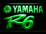 Yamaha R6 New LED Neon Sign USB - Green - TheLedHeroes
