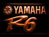 Yamaha R6 New LED Neon Sign USB - Orange - TheLedHeroes