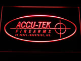 ACCU-TEK Firearms LED Sign -  Red - TheLedHeroes