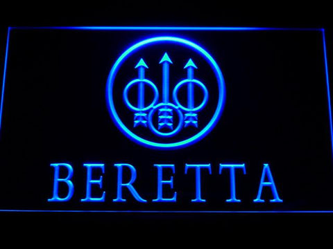 Beretta Firearms LED Neon Sign Electrical - Blue - TheLedHeroes
