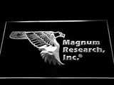 Magnum Research Inc Gun Firearms Eagle Logo LED Sign - White - TheLedHeroes