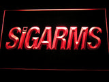 Sigarms Firearms Gun Logo LED Sign - Red - TheLedHeroes