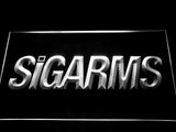 Sigarms Firearms Gun Logo LED Sign - White - TheLedHeroes
