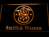 FREE Smith Wesson Gun Firearms LED Sign - Orange - TheLedHeroes