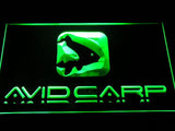 Avid Carp Fishing Logo LED Neon Sign USB - Green - TheLedHeroes