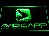 Avid Carp Fishing Logo LED Sign - Green - TheLedHeroes