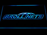 Brollnets Fishing Logo LED Sign - Blue - TheLedHeroes