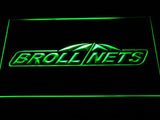 Brollnets Fishing Logo LED Neon Sign USB - Green - TheLedHeroes