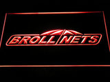 Brollnets Fishing Logo LED Neon Sign Electrical - Red - TheLedHeroes