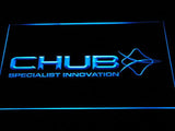 Chub Fishing Logo LED Neon Sign Electrical - Blue - TheLedHeroes