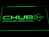 Chub Fishing Logo LED Neon Sign Electrical - Green - TheLedHeroes
