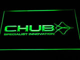 Chub Fishing Logo LED Neon Sign USB - Green - TheLedHeroes