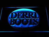 Derri Boots Fihsing Logo LED Neon Sign Electrical - Blue - TheLedHeroes