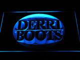 Derri Boots Fihsing Logo LED Sign - Blue - TheLedHeroes