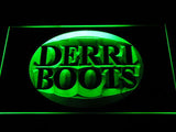 Derri Boots Fihsing Logo LED Neon Sign Electrical - Green - TheLedHeroes