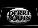Derri Boots Fihsing Logo LED Neon Sign Electrical - White - TheLedHeroes