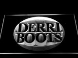 Derri Boots Fihsing Logo LED Sign - White - TheLedHeroes