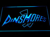 FREE Dinsmores Fishing Logo LED Sign - Blue - TheLedHeroes